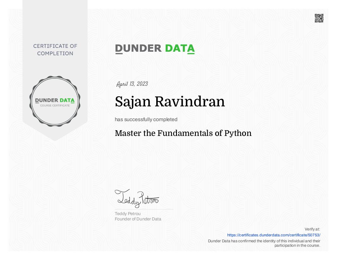 Master the Fundamentals of Python