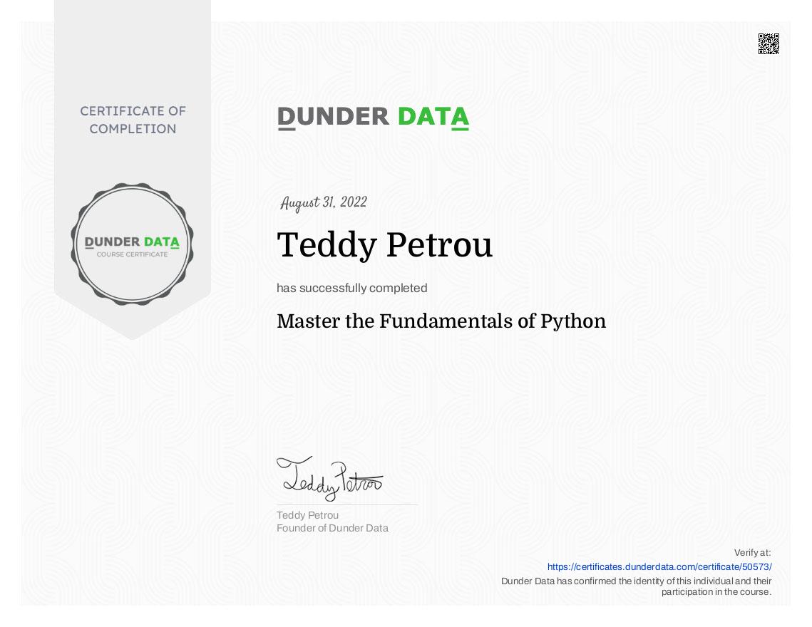 Master the Fundamentals of Python