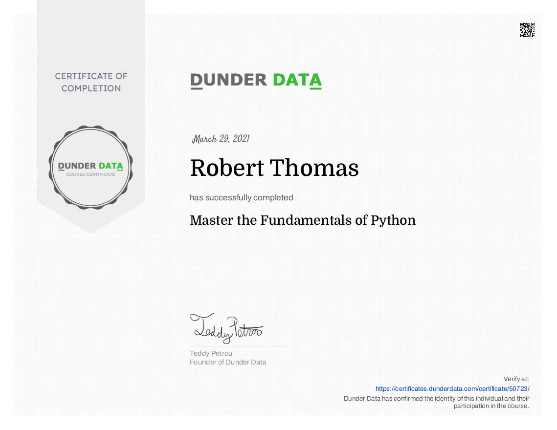 Master the Fundamentals of Python